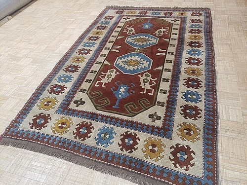 5x8 turkish karajeh antique - karajeh,